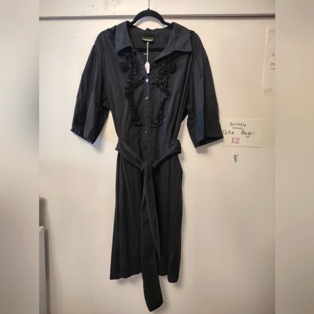 Black Belted Dress Lane Bryant 22